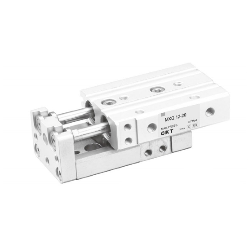 Cilindro deslizante da série MXQ (guia linear circulante) tipo cilindro duplo (Ø6 ~ Ø25)